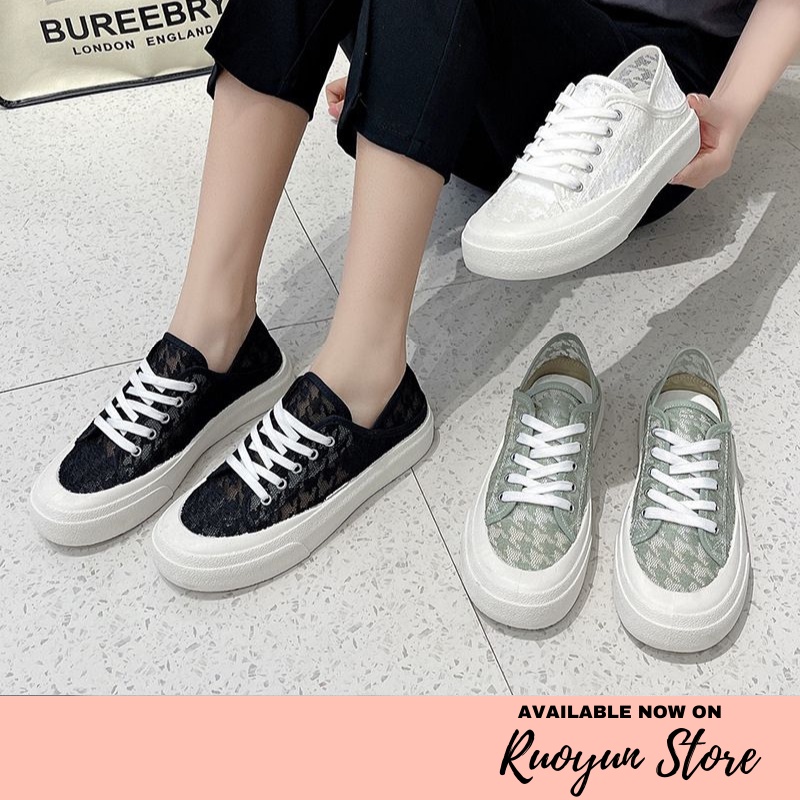 RYX - Texture Shix Sepatu Sneakers Wanita Fashion Casual - Ori Import