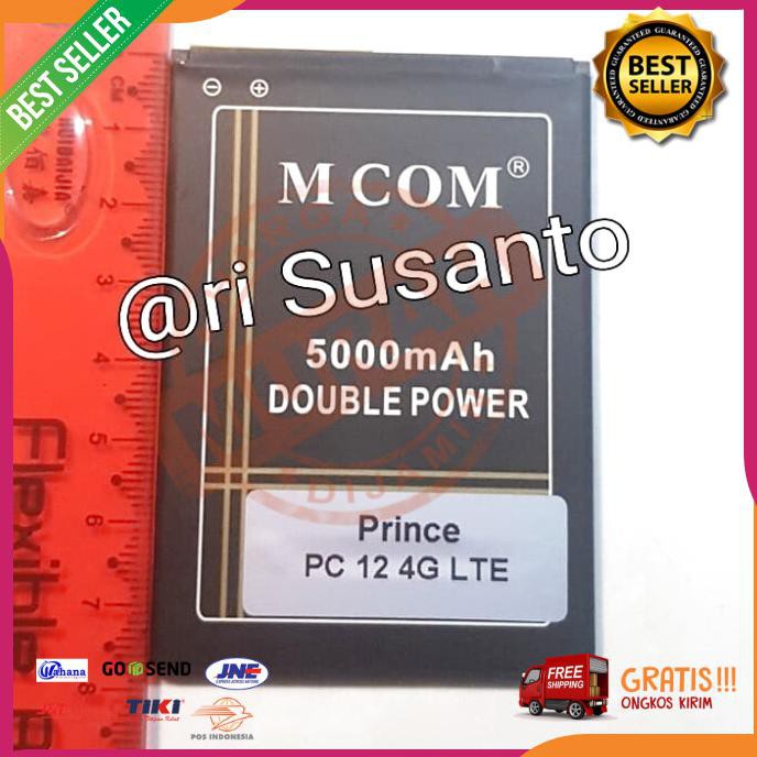 Acc Hp Baterai Mcom Prince Pc 12 4G Lte Double Power 5000Mah