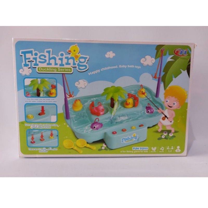 HAPPY KIDS MAINAN FISHING GAME ELEKTRONIK DUCKLING FU-1116 PANCINGAN IKAN