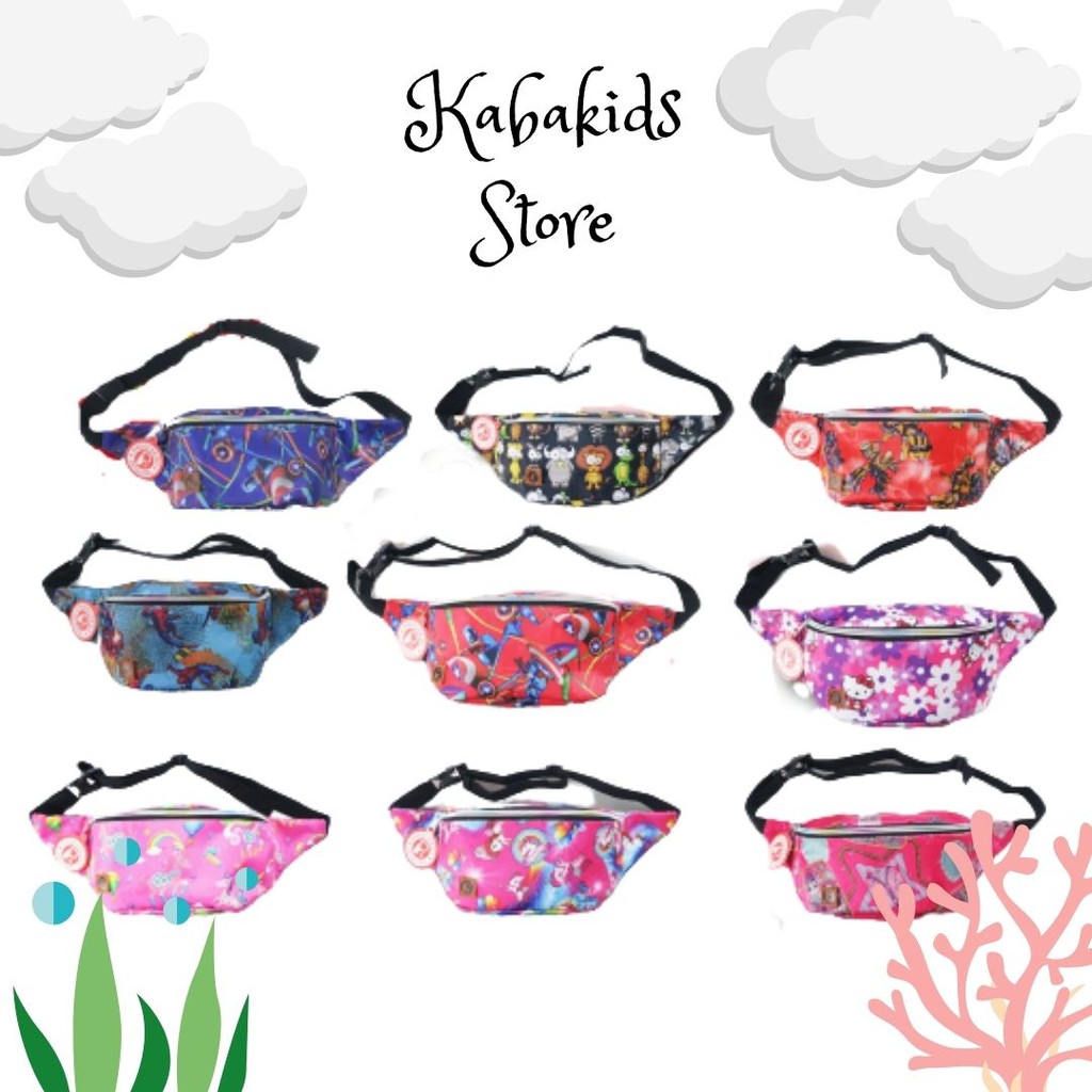 Tas Waistbag Anak Waterproof Tas Selempang Anak