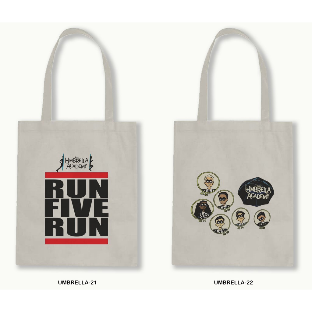 TOTE BAG BLACU 30X40 -THE UMBRELLA ACADEMY-02