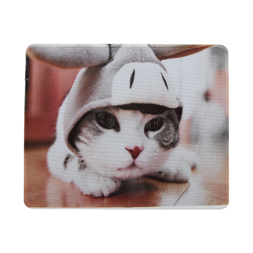 Mouse Pad Gaming Anti Slip Bentuk Persegi Motif Kartun Lucu