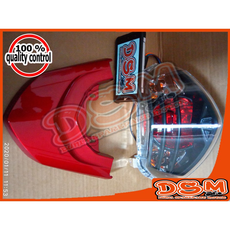COVER LAMPU YAMAHA MIO SOUL GT / YAMAHA SOUL GT / BODY PENUTUP BELAKANG MIO SOUL GT / PET TAIL SOUL