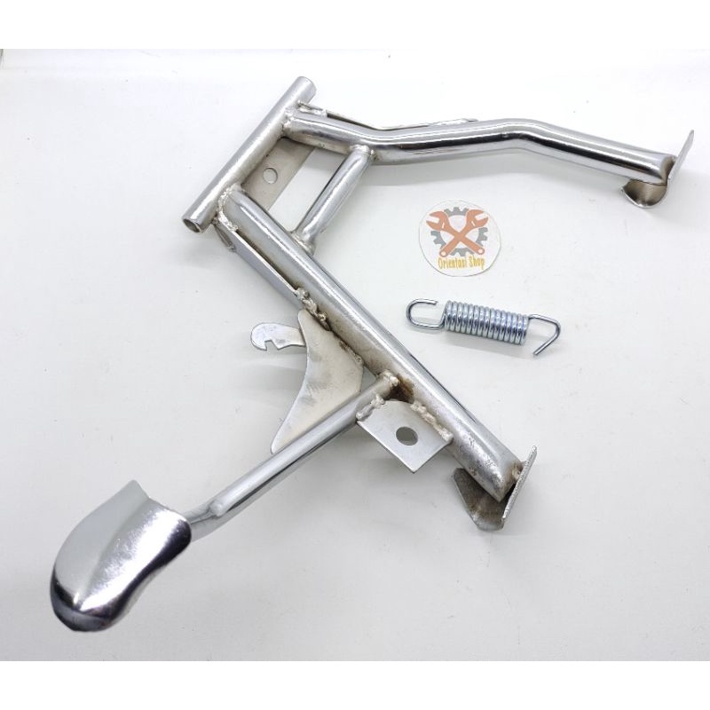 Standar dua/standar tengah cagak dua chrome ring 14 dan ring 17 universal beat Scoopy Vario 110 spacy