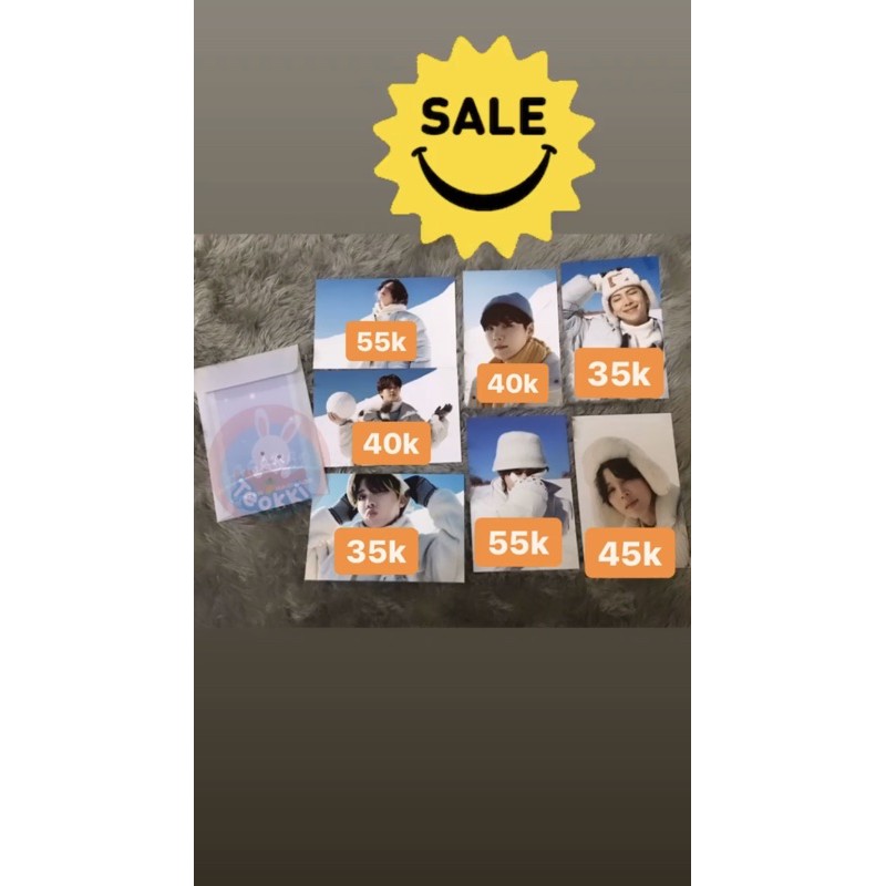 READY STOCK 4 x 6 PHOTOSET BTS WINTER PACKAGE 2021