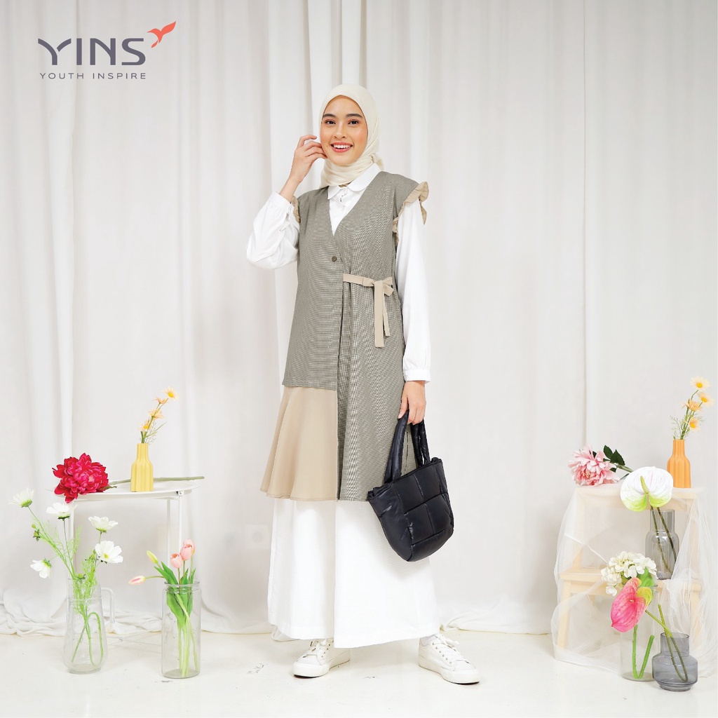 Inspire Outer IO 06 Bahan Kenzi mix Twill Softskin Outer Trendi kekinian Modern by Inspire bisa COD