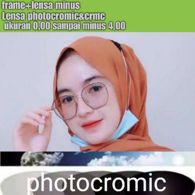 [9671]kacamata+lensa photocromic&crmc|kacamata wanita