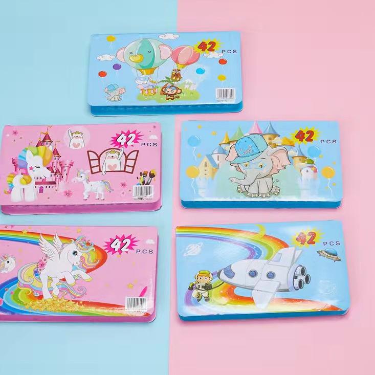 

Lebih Kekinian GU Crayon Set 42pcs / Krayon Mewarnai Anak 42pcs / Pensil Warna Set 42pcs