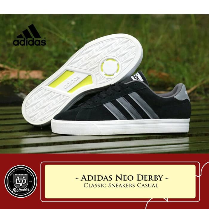 SEPATU SNEAKERS CASUAL PRIA ADIDAS NEO DERBY SUEDE