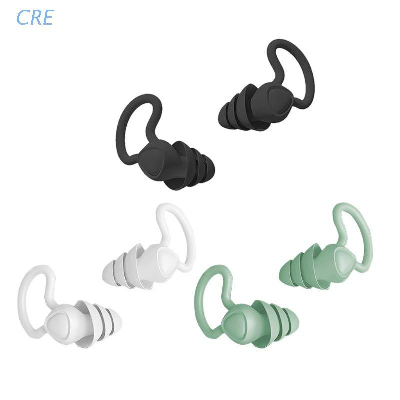 CRE  1Pair Noise Cancelling Earplugs Waterproof Diving Sleeping Anti-Noise Ear Plug