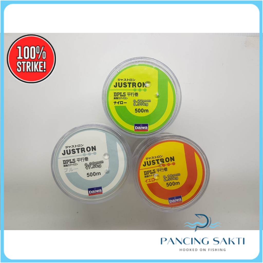 Senar Pancing Daiwa Justron Original Warna Putih