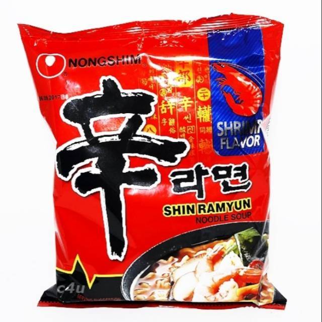 

Nongshim Shin Ramyun Shrim Flavour - Mie Khas Korea Terlaris Rasa Udang