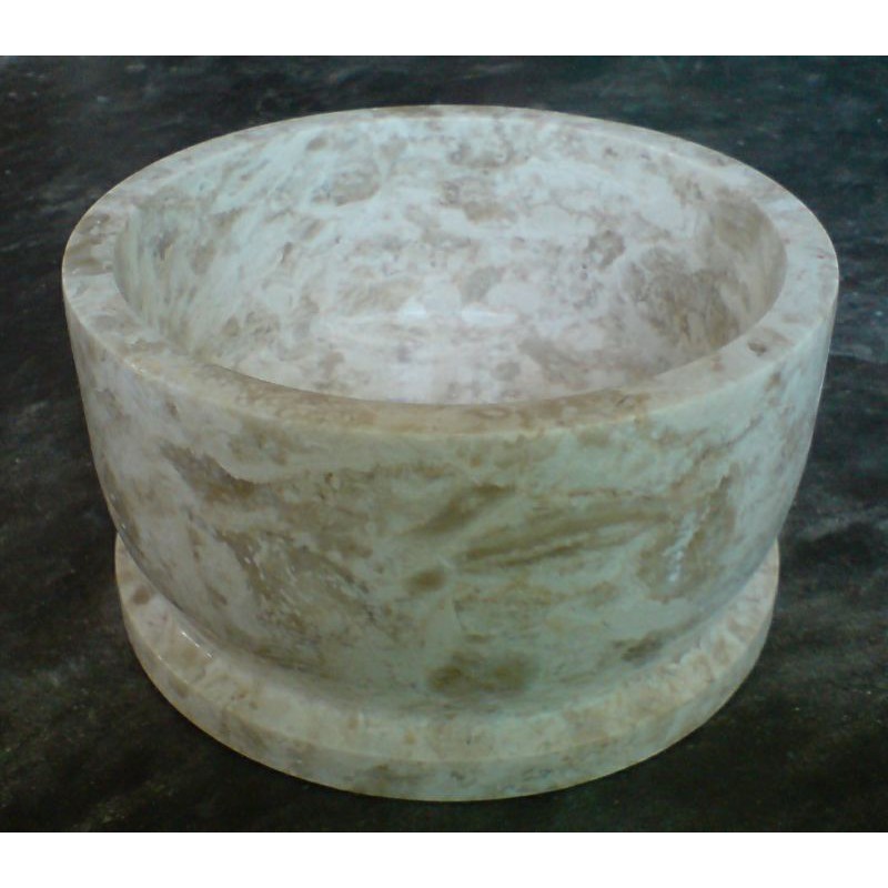 Pot Bunga Batu Marmer Alam