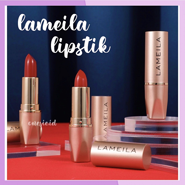 LAMEILA Lipstick Gold Lipstik Emas Matte 8 Warna LA090