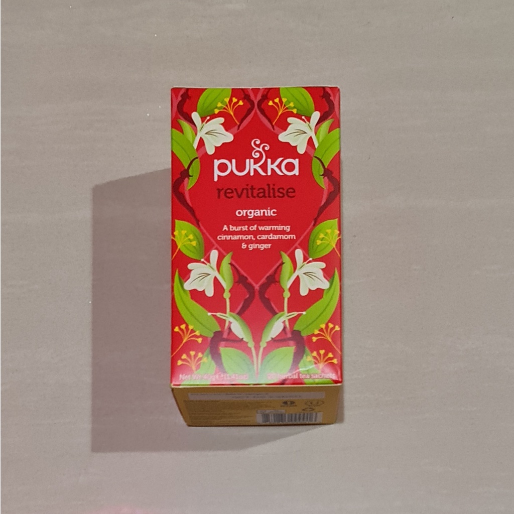 Pukka Tea Revitalise a Burst of Warming Cinnamon &amp; Ginger 20 x 20 Gram