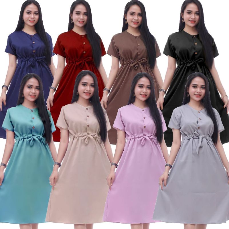 Dress casual polos | Bahan moscrepe size M L XL