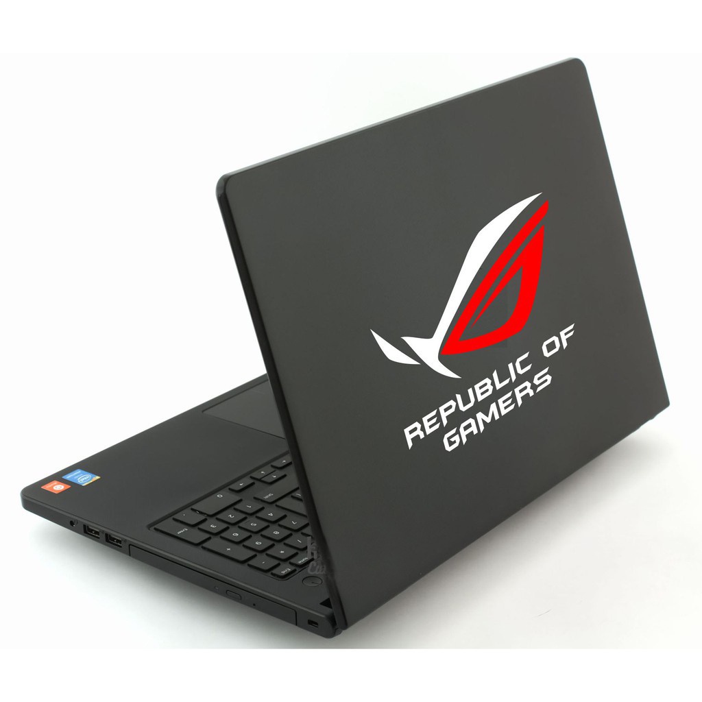 Cutting Stiker Asus ROG Variasi Motor Mobil Sticker Timbul Keren Nyala Dasbor Spakbor Visor Body Kaca Helm Laptop Hologram Reflective Tahan Air Bodi Samping Nama Jepang Aesthetic Pickup Anime Windshield