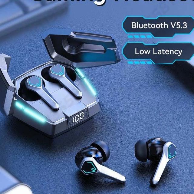 Segera Miliki () Original VOULAO-GM1 TWS Headset bluetooth Nirkabel 5.3 65ms Latensi Rendah Earbud O