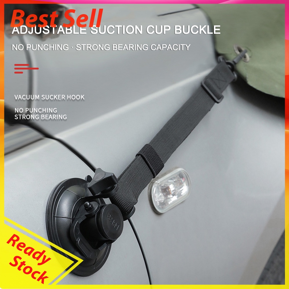 Outdoor Suction Cup Anchor Securing Hook Camping Tarp Car Fixed Buckles