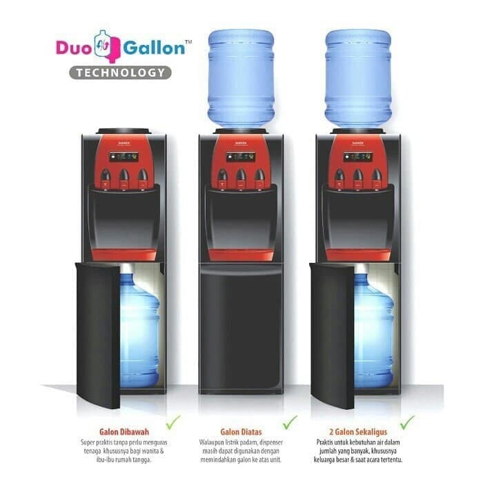 Dispenser Sanken HWD-Z88 Galon Atas + Bawah