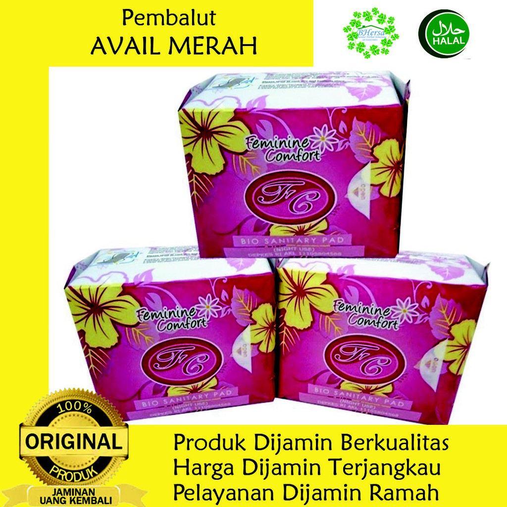 Pembalut Avail Merah (Night Use)
