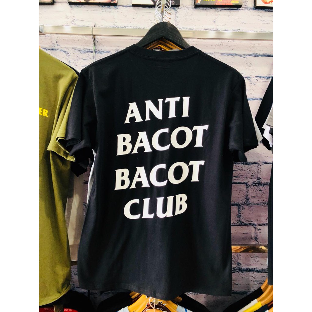 KAOS GAMER ANTI BACOT CLUB BLACK