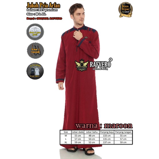 Jubah Pria Arfan Original - Jubah Pria termurah - Jubah Pria Bisa COD - Jubah Pria Terbaru