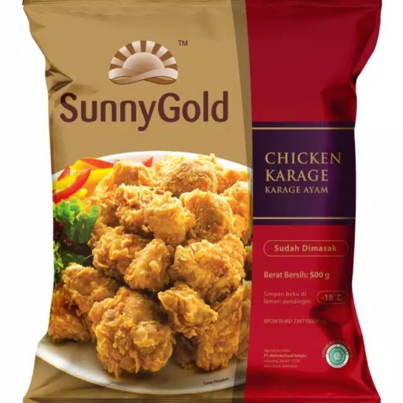 

chicken karage sunnygold 500 gram