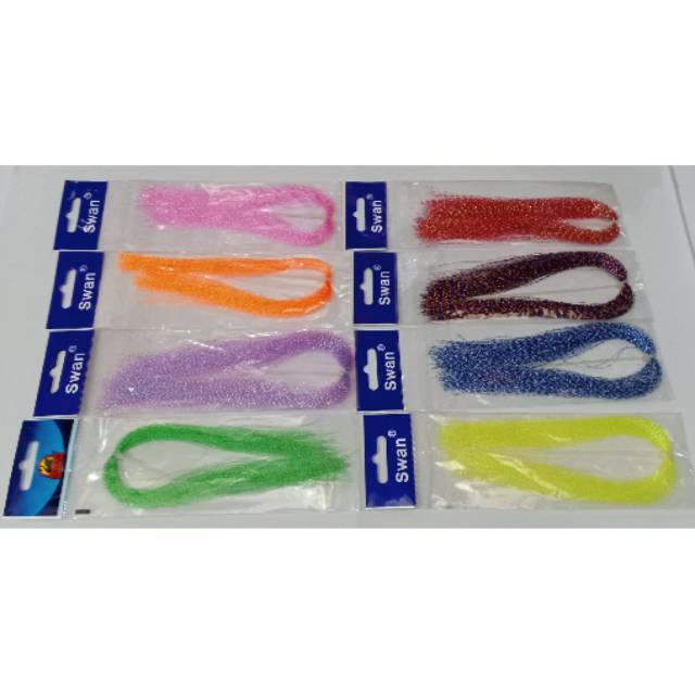 SWAN BULU MUTIARA UMPAN KAIL PANCING SABIKI KOTREK BULU KILAT UMPAN SABIKI UMPAN PANCING UMPAN IKAN