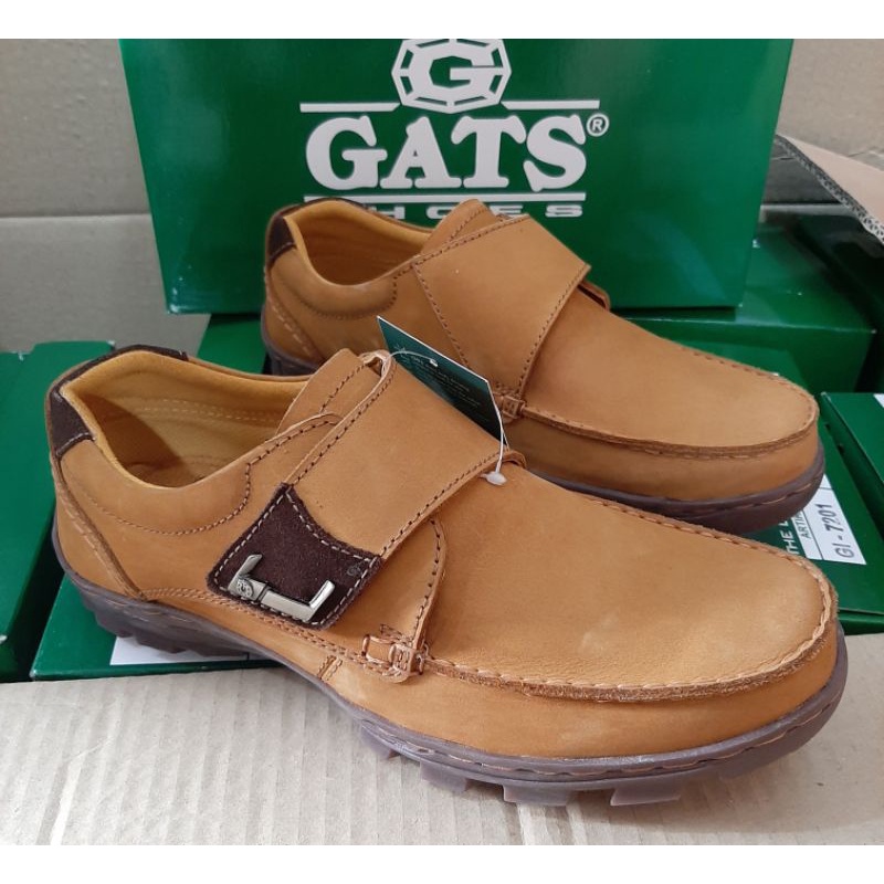 sepatu pria-sepatu gats-to2209-sepatu kulit asli-sepatu kasual