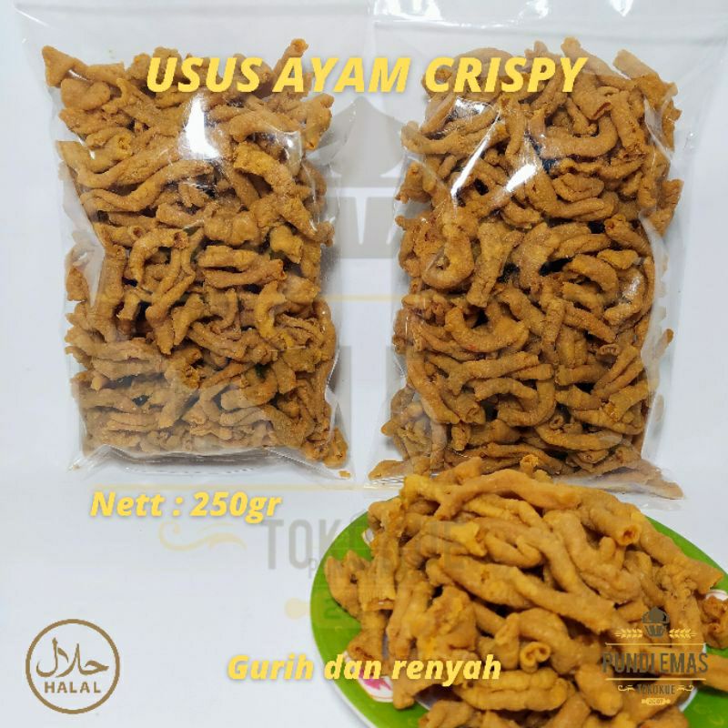 

Usus Crispy Varian Original Balado 250gram