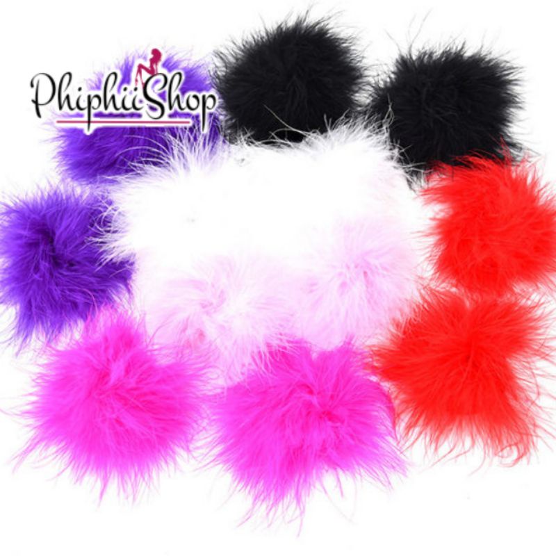 Nipple Cover Bulu Halus Disposable Soft Feather Nipple Pad Nipple Stickers Breast Bra Accessories