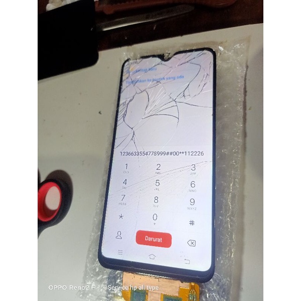 lcd vivo y91 dan lcd oppo a1k minus