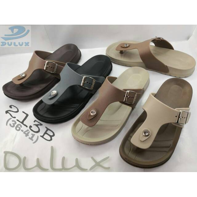 PROMO SANDAL JEPIT DULUX 213B UNTUK PRIA DAN WANITA -SANDAL KARET DULUX