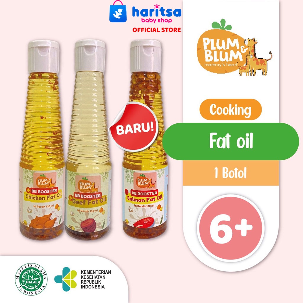 

Plum & Blum Chicken Fat Oil Beef Fat Oil Minyak Mpasi BB Booster - 140 ml