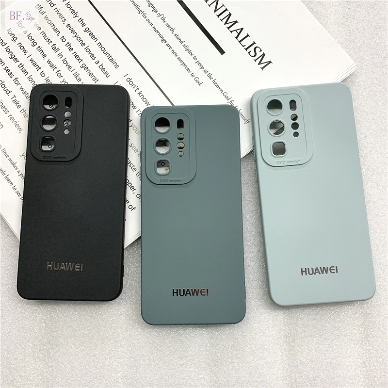 (DUO Camera) Soft Case Silikon Dengan Fluff Inside Untuk Huawei Nova3 Nova3i Nova4 Nova5 Nova6 Nova7