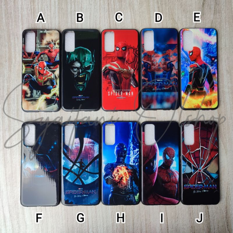 Case Fuze VIVO Y20 / Y20S / Y20i / 2027 / 2029 / 2032 / V2043 / V2048 Case Karakter Spiderman Gambar Gloosy/Mengkilap