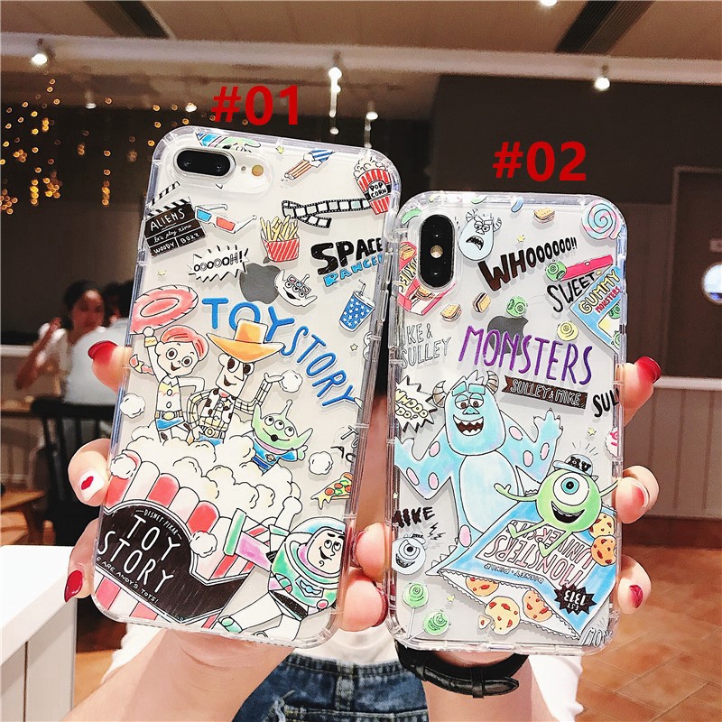 Monsters Cartoon Case iphone 6 6s 7 8 6plus 6splus 7plus