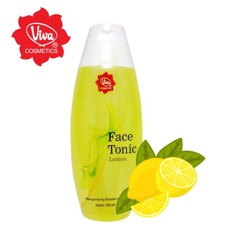 BPOM - Viva Face Tonic Lemon / Air Mawar Viva 100ml