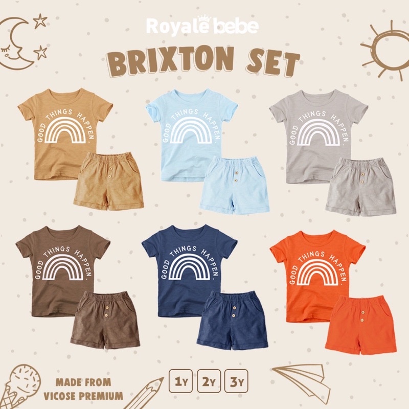 ROYALE BEBE SETELAN ANAK - Royale Bebe Brixton Set