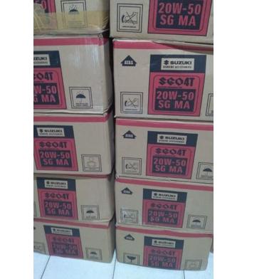 ♟ OLI PELUMAS MESIN SGO 4TAK 20W-50 SG MA 1 LITER SUZUKI ♦