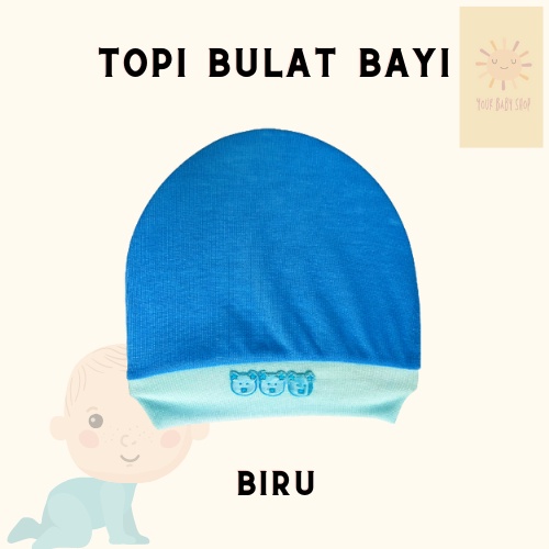 TOPI BULAT/BEANIE/KLUPUK NEWBORN