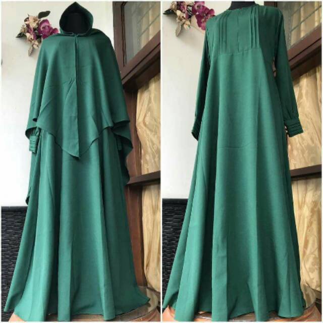 Gamis Mosscrepe | Shopee Indonesia