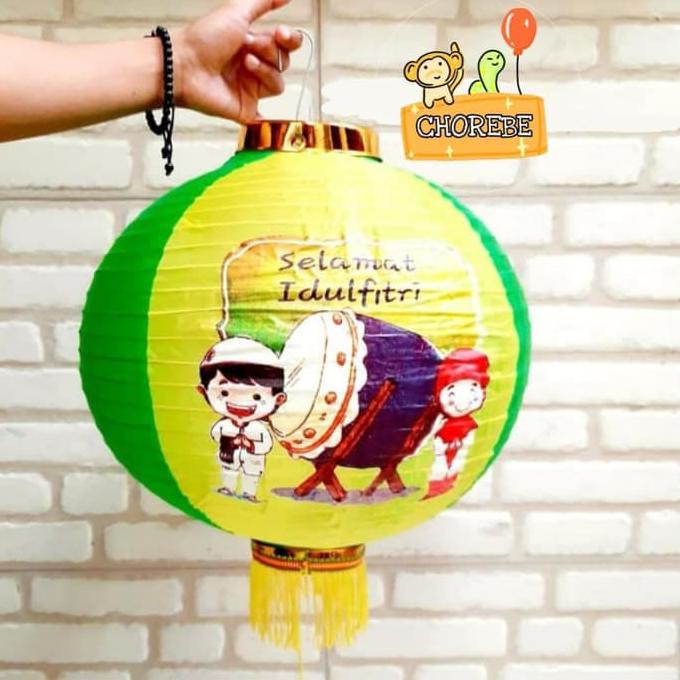 

Lampion Gantung Kertas 3D Selamat Hari Raya Idul Fitri / Lebaran