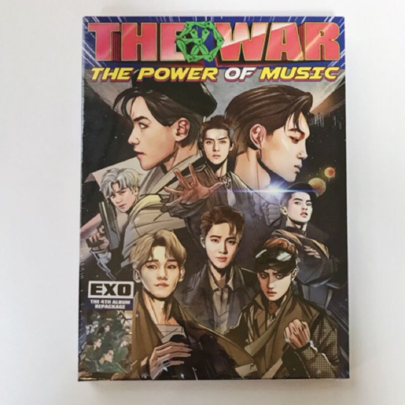 (FULLSET) ALBUM EXO THE WAR POWER UNSEALED OFFICIAL