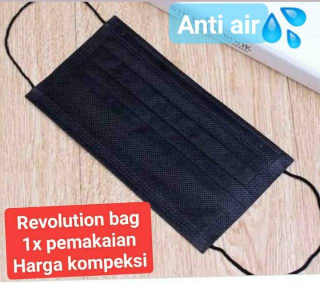 Masker mirip sensi isi 12pcs bahan sponbound 75grm tahan air