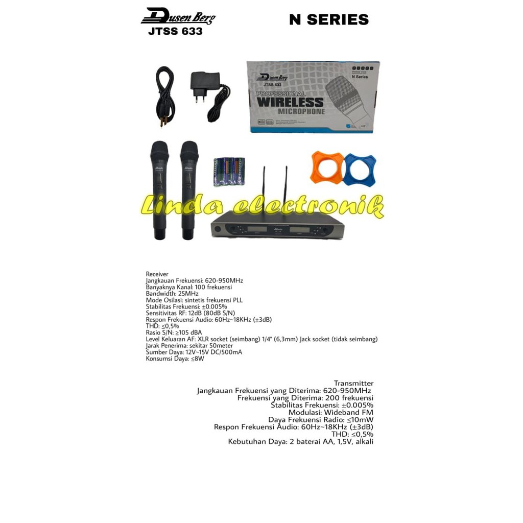mic dusen berg JTSS 633n ORYGINAL DusenBerg jtss633n jtss633 n