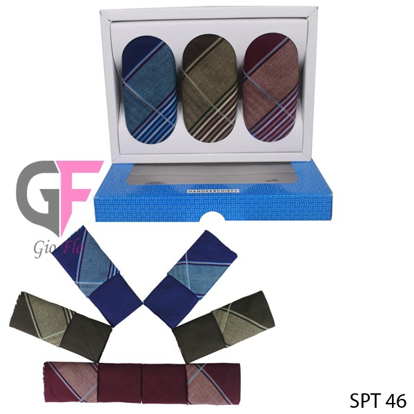 GIOFLO Sapu Tangan Unisex  Isi 6 PCs Multicolor / SPT 46