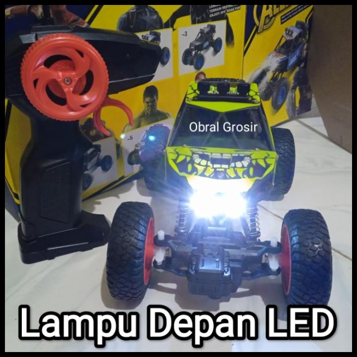 MOBIL RC REMOT KONTROL ROCK CRAWLER OFFROAD HEROCAR BELUM PROPO 4WD