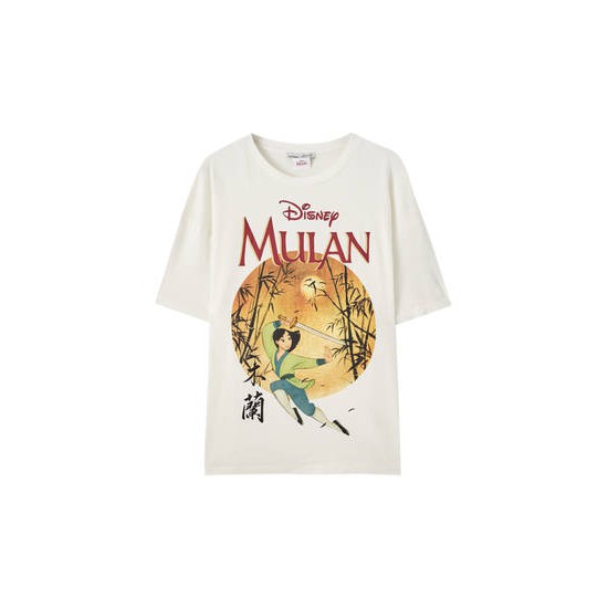 KAOS T SHIRT PULL & BEAR MULAN